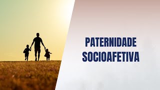 Paternidade socioafetiva [upl. by Lianna]