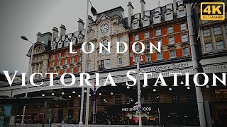 London Victoria Station Walk Through England 4K [upl. by Quinta332]