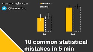 Ten Statistical Mistakes in 5 Min [upl. by Austen]