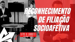 DIREITO DE FAMÍLIA Reconhecimento de filiação socioafetiva [upl. by Sandeep]