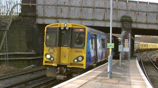 Half an Hour at 216  Birkenhead North Station 1022017  Class 507 508 terminus [upl. by Ahsercel416]