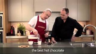 How to make a hot chocolate using an aerolatte milk frother [upl. by Aeht]