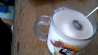 Aerolatte Review Frothing Cold Milk In Under 1 Minute [upl. by Vastah]